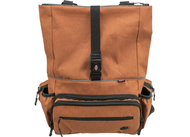 Rostfarbene Rolltop-Hüfttasche von Trixie - praktisch und stylisch unterwegs