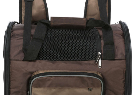 Modischer Trixie Shiva Rucksack in Braun und Beige für den Alltag