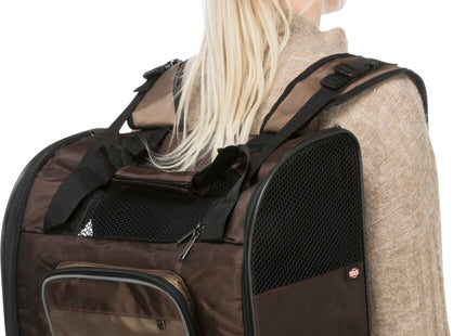 Modischer Trixie Shiva Rucksack in Braun und Beige für den Alltag