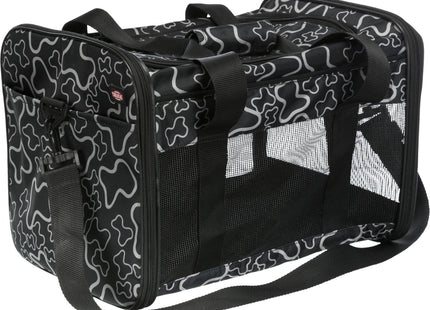 Stylische schwarze Nylontasche von Trixie für unterwegs