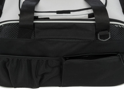 Praktische Trixie Transport- und Wohnetasche Valery in Schwarzgrau