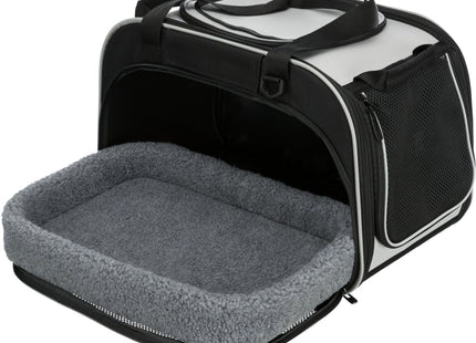 Praktische Trixie Transport- und Wohnetasche Valery in Schwarzgrau