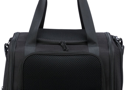 Schwarze Trixie Airline-Tasche für sicheres Reisen mit Ihrem Haustier