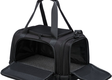 Schwarze Trixie Airline-Tasche für sicheres Reisen mit Ihrem Haustier