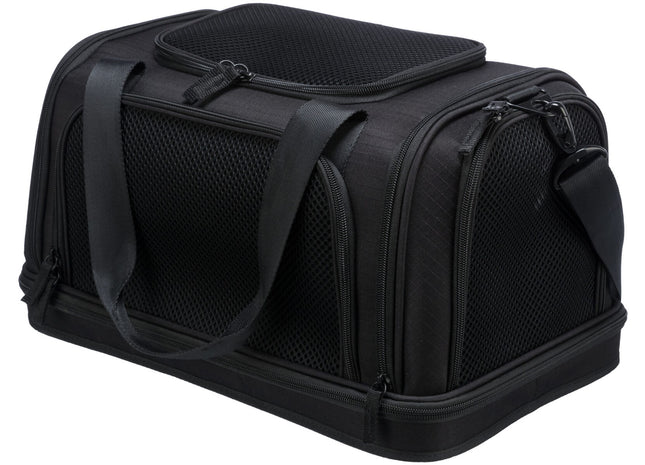Schwarze Trixie Airline-Tasche für sicheres Reisen mit Ihrem Haustier