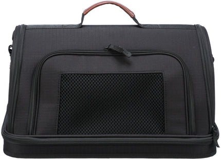 Schwarze Trixie Airline-Tasche für sicheren Transport von Haustieren