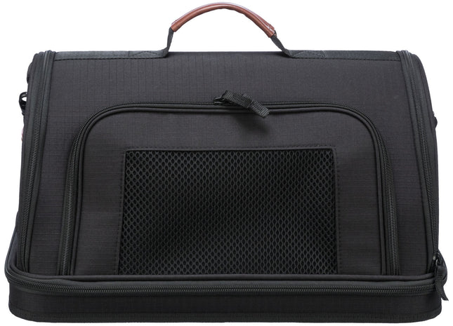 Schwarze Trixie Airline-Tasche für sicheren Transport von Haustieren