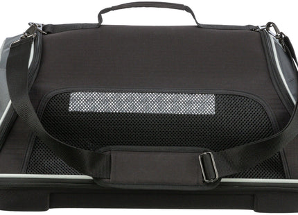 Schwarze und graue Trixie Airline-Tasche für stressfreies Boarding