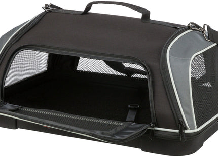 Schwarze und graue Trixie Airline-Tasche für stressfreies Boarding