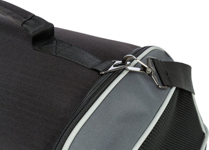 Schwarze und graue Trixie Airline-Tasche für stressfreies Boarding
