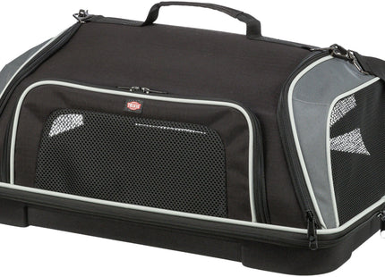 Schwarze und graue Trixie Airline-Tasche für stressfreies Boarding
