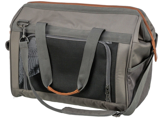 Schwarze und graue Trixie-Tasche Finlay für stilbewusste Haustierbesitzer