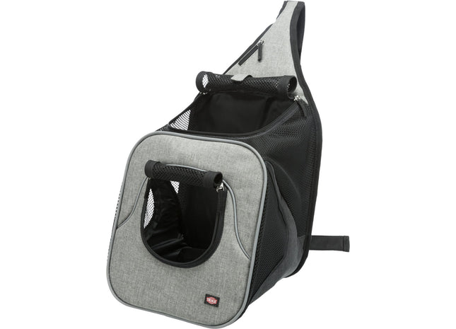 Praktische Trixie Fronttasche in Grau für unterwegs