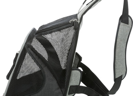 Praktische Trixie Fronttasche in Grau für unterwegs