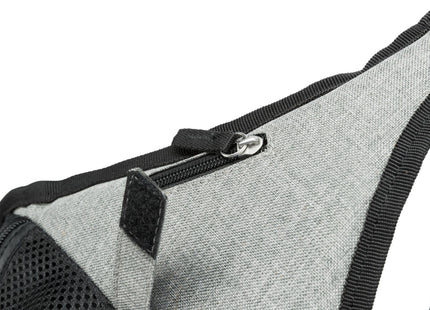 Praktische Trixie Fronttasche in Grau für unterwegs