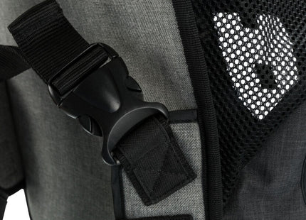 Praktische Trixie Fronttasche in Grau für unterwegs