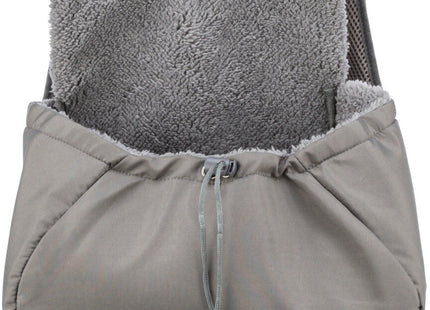 Praktische graue Fronttasche Molly von Trixie für unterwegs