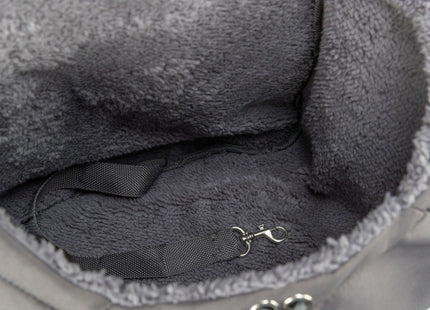 Praktische graue Fronttasche Molly von Trixie für unterwegs