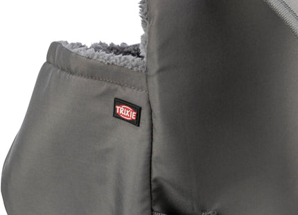 Praktische graue Fronttasche Molly von Trixie für unterwegs