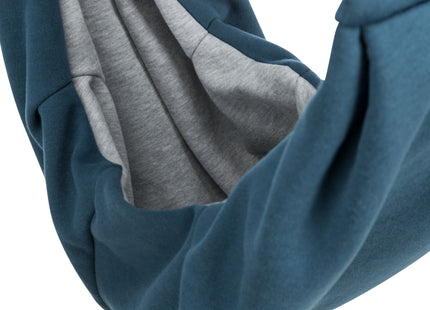 Praktische Trixie Fronttasche in zartem Blau und Hellgrau