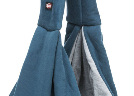 Praktische Trixie Fronttasche in zartem Blau und Hellgrau