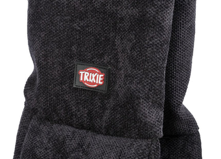 Schwarze und graue Trixie Fronttasche - praktisch und stilvoll für unterwegs