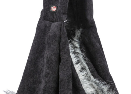 Schwarze und graue Trixie Fronttasche - praktisch und stilvoll für unterwegs