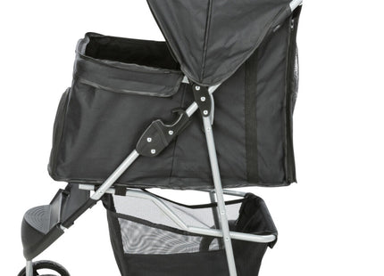 Leichter schwarzer Buggy für kleine Hunde bis 15 kg