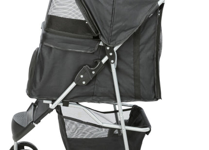 Leichter schwarzer Buggy für kleine Hunde bis 15 kg