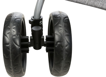 Leichter grauer Buggy für Hunde bis 15 kg