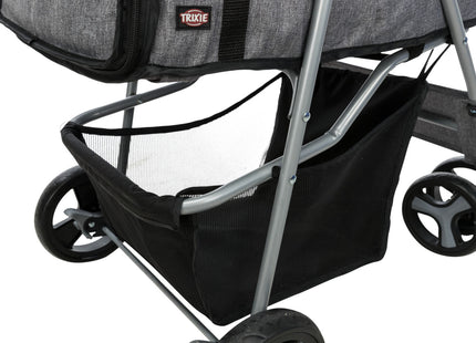Leichter grauer Buggy für Hunde bis 15 kg