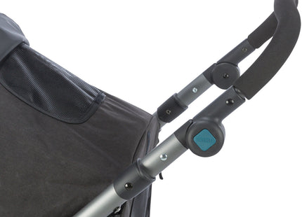 Leichter Trixie Buggy in Schwarz-Petrol für Hunde bis 12,5 kg