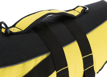 Schwimmweste für Hunde in Gelb-Schwarz, ideal für sicheres Schwimmen