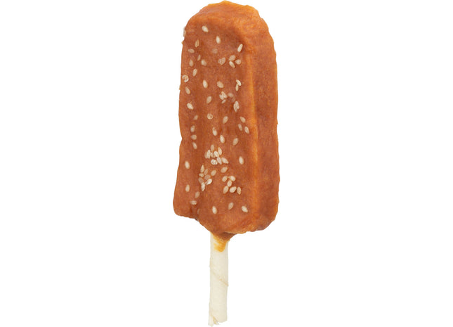 Trixie Denta Fun Chicken Pop mit Sesam, lose, 50 Stk. à 46 g / 12 cm - Leckere Hunde-Kauartikel für die Zahnpflege und Belohnung