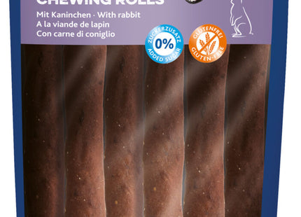 Trixie Denta Fun Rabbit Chewing Rolls, 6 Stk. à 70 g / 12 cm - Leckere und gesunde Kaustangen für Kaninchen, zur Zahnpflege und Beschäftigung