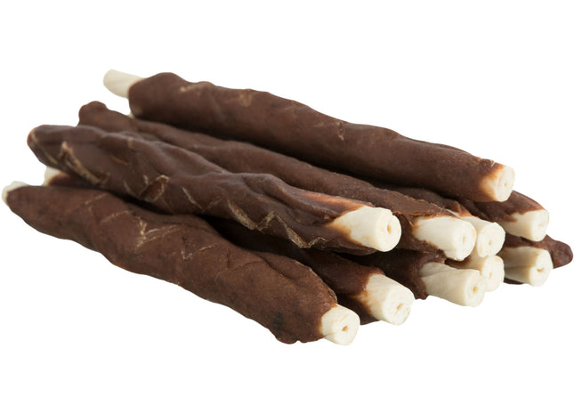 Trixie Denta Fun Rabbit Chewing Rolls, 6 Stk. à 70 g / 12 cm - Leckere und gesunde Kaustangen für Kaninchen, zur Zahnpflege und Beschäftigung