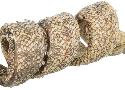 Trixie Denta Fun Curl - Kaurollen Rinderhaut Kabeljau