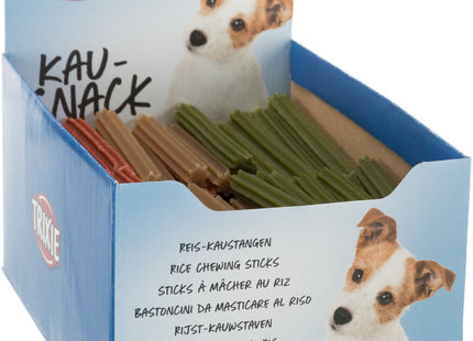 Trixie Reis-Kaustange 150 Stk. à 20 g / 12 cm - hochwertige und leckere Belohnung für Hunde