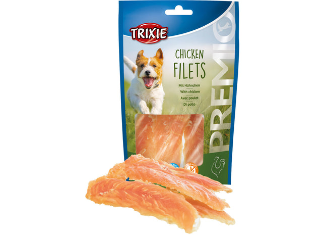 Trixie Esquisita Chicken Filets 6 Stk. à 100 g - hochwertige Hühnerfilets für Ihren Hund