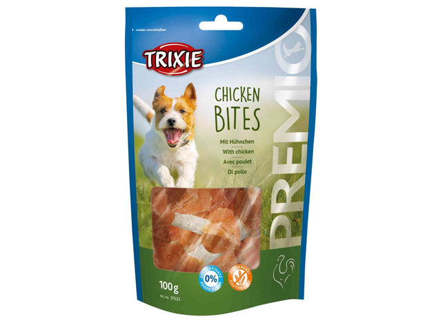 Trixie Esquisita Premio Chicken Bites, light, 6 Stk. à 100 g - Leckere und leichte Hühnchenbissen für Ihren Hund