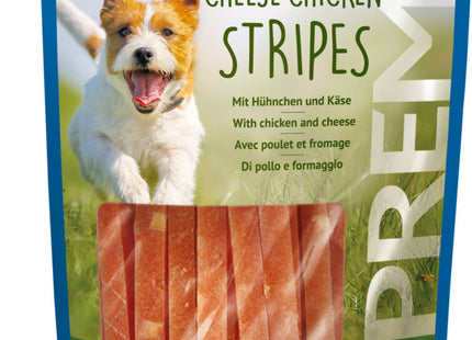 Trixie Premio Chicken Cheese Stripes 6 Stk. 100 g - Leckere Hundeleckerli mit Hühnchen und Käse, ideal für Training und Belohnung