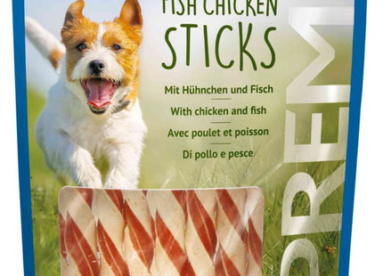 Trixie PREMIO Fish Chicken Sticks 6 Stk. à 80 g - Leckere Snacks für Katzen und Hunde