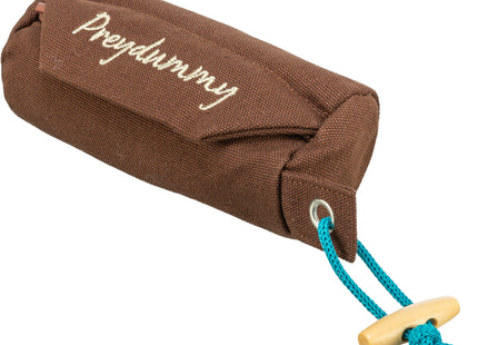 Canvas Preydummy in Braun-Türkis für aktives Hundetraining