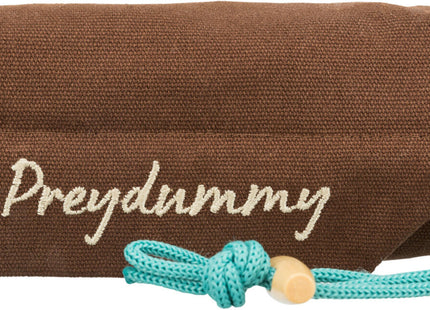 Canvas Preydummy in Braun-Türkis für aktives Hundetraining