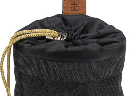 Schwarze Snack-Tasche von Trixie für unterwegs mit nordischem Flair