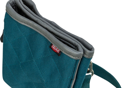 Praktische Trixie Snacktasche in Petrol für unterwegs