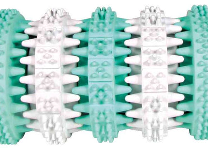 Trixie DENTAfun Knochen Mintfresh Naturgummi 15 cm Mintfrischer Kauspass für Hunde