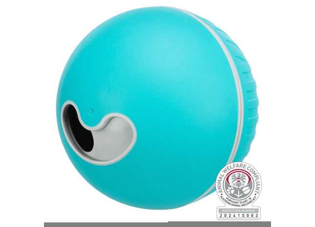 Interaktiver Snackball für Hunde in Blau - Spiel und Belohnung in einem