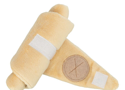 Trixie Snack Croissant Plüsch 40 cm - hochwertiges Spielzeug für Hunde und Katzen