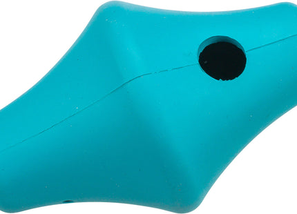 Interaktiver Snack-Kreisel aus Naturgummi in Petrol für glückliche Haustiere